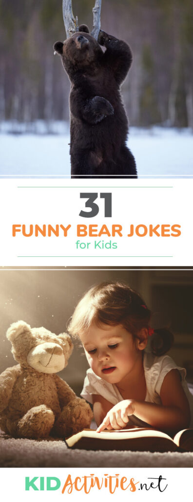A collection of funny bear jokes for kids. These clean jokes are great for the classroom.