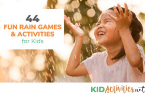 A collection of fun rain games and activities for kids.