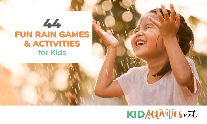 A collection of fun rain games and activities for kids.