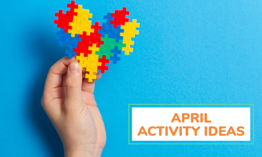 A collection of April activity ideas for kids. 