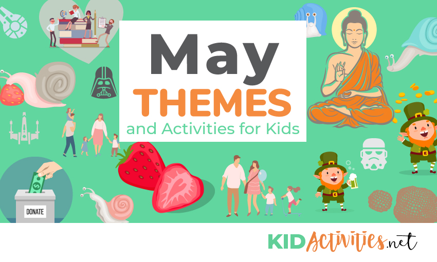 A collection of activity ideas for the month of May. Great for building lesson plans around.