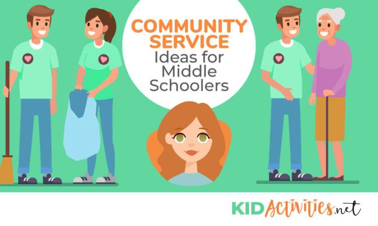 Community Service Ideas for Middle School Students 40 Ideas List