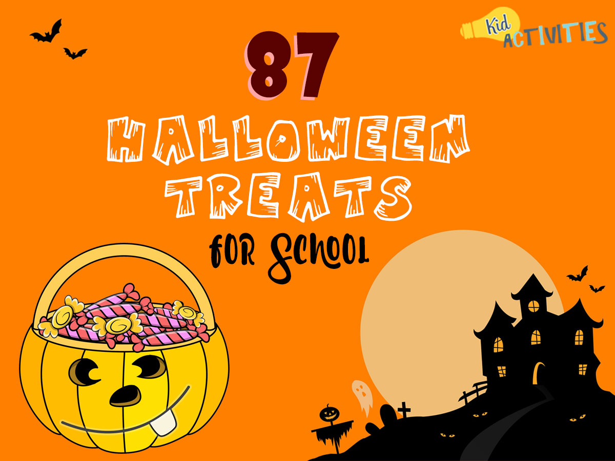 87 Halloween Treats for School [+ Halloween Rice Krispy Treats]