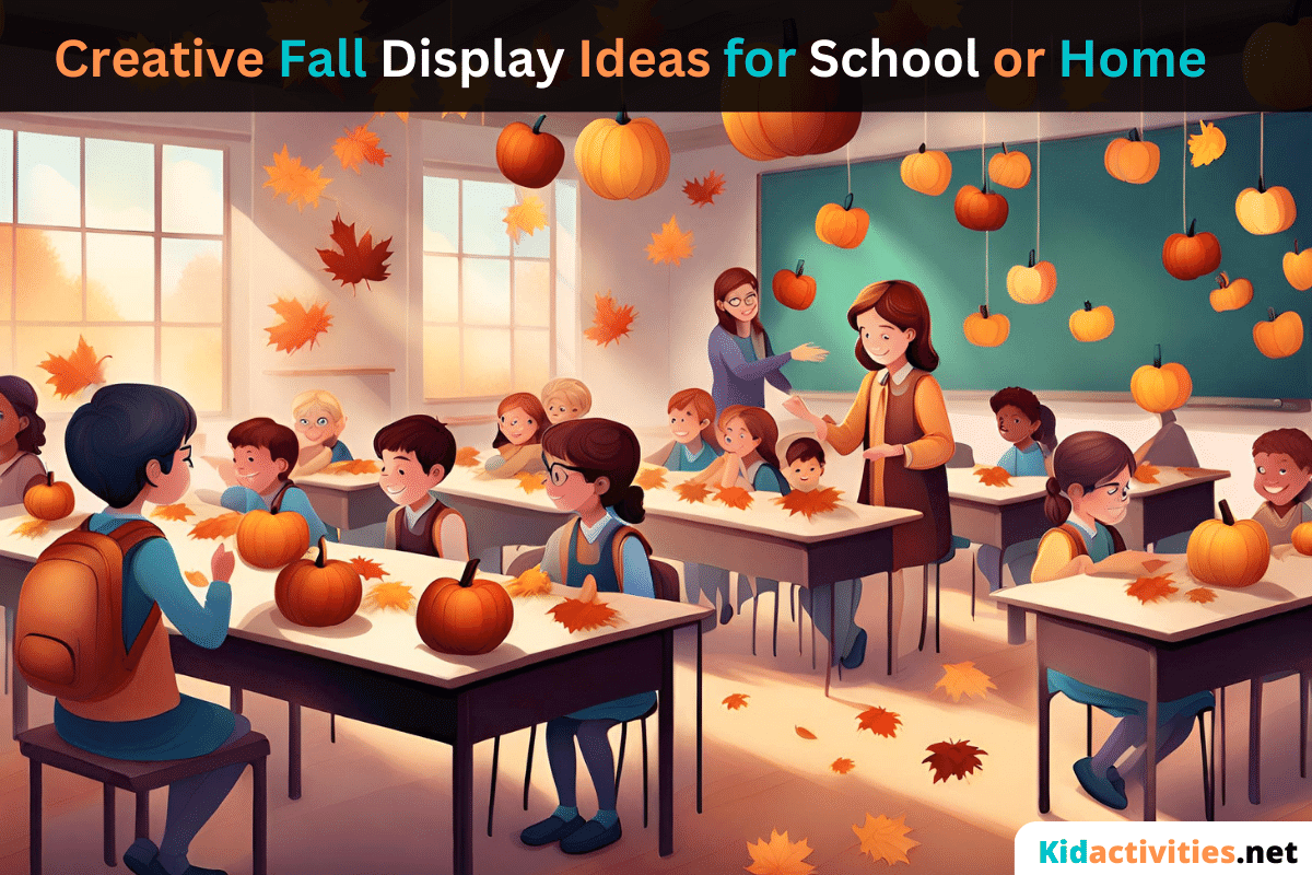 Creative Fall Display Ideas for School or Home