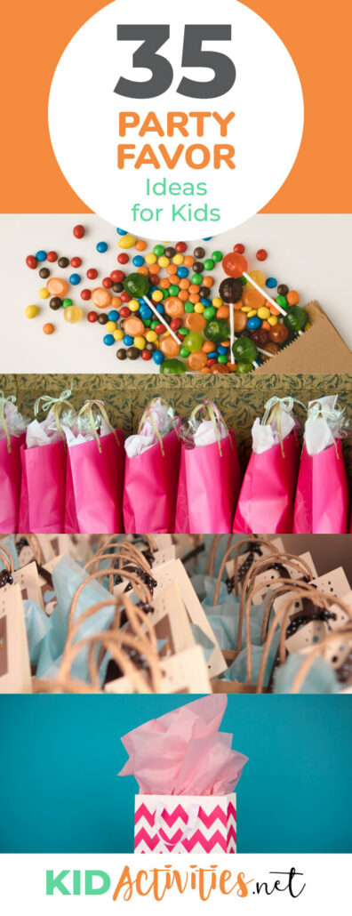 A collection of party favor ideas for kids. These are great for classroom parties, birthday parties, or holiday parties. Kids will love these great party favors.
