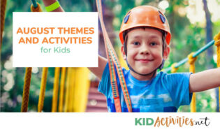 A collection of August themed activities for kids.