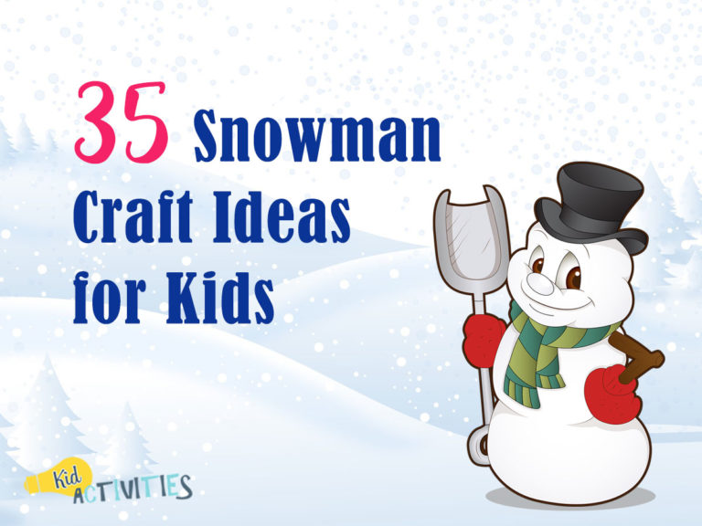 35 Snowman Craft Ideas for Kids [Snowman Art] - Kid Activities