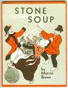 A vintage stone soup play poster. 