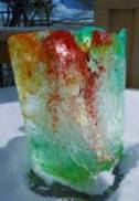 Make your own ice block for kids. Fun winter activities. 
