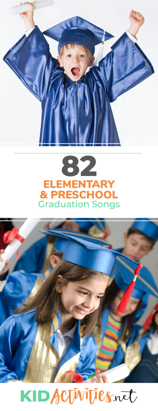 A collection of graduation songs to play at your preschool or elementary graduation ceremony. 