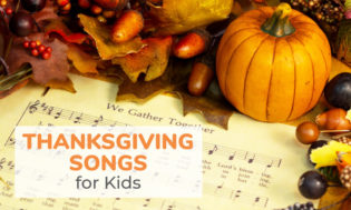 A collection of Thanksgiving songs for kids. This is a great way to bring in the holiday season and music is a great Thanksgiving activity idea. 
