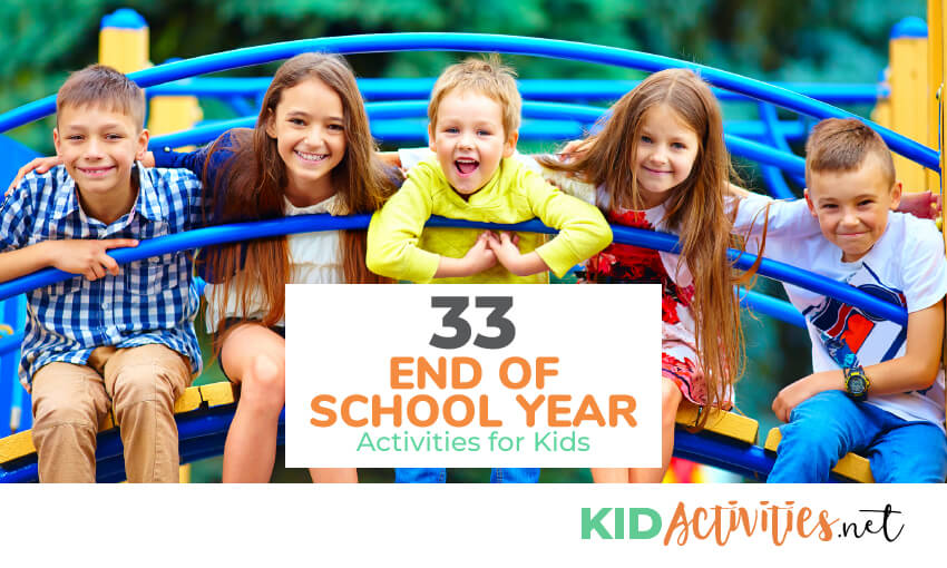 A collection of end of school year activities for kids.