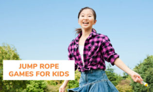 A collection of jump rope games for kids. 