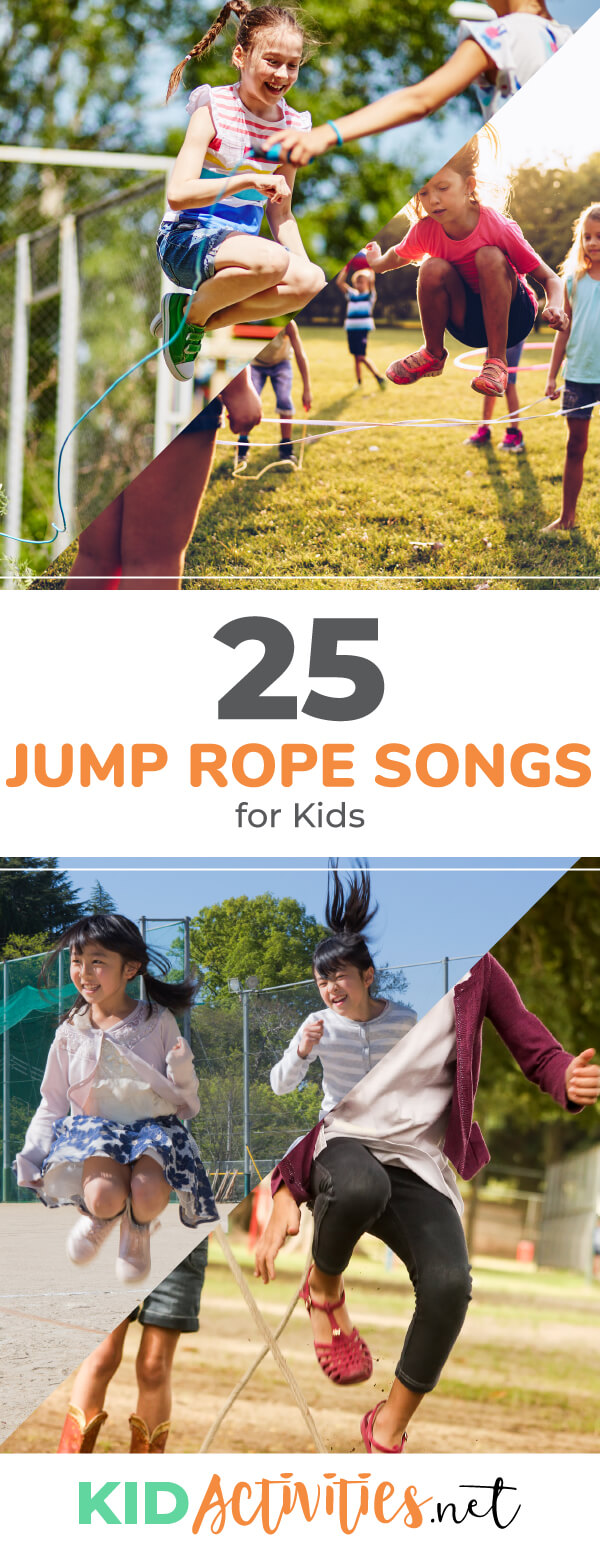 A collection of jump rope songs and jump rope games for kids. These are great for PE class or kids parties. 