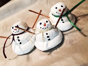 Salt Dough Snowman 3