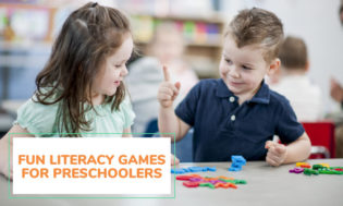 A collection of literacy games for preschool kids. 