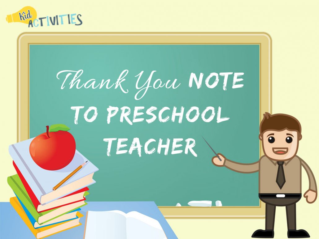 Write A Thank You Note To Preschool Teacher Plus Thank You Quotes For 