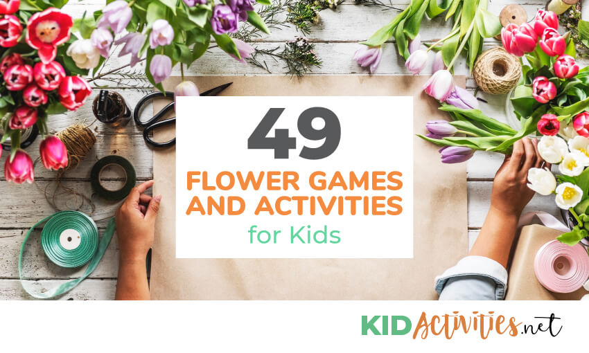 A collection of flower games and activities for kids.