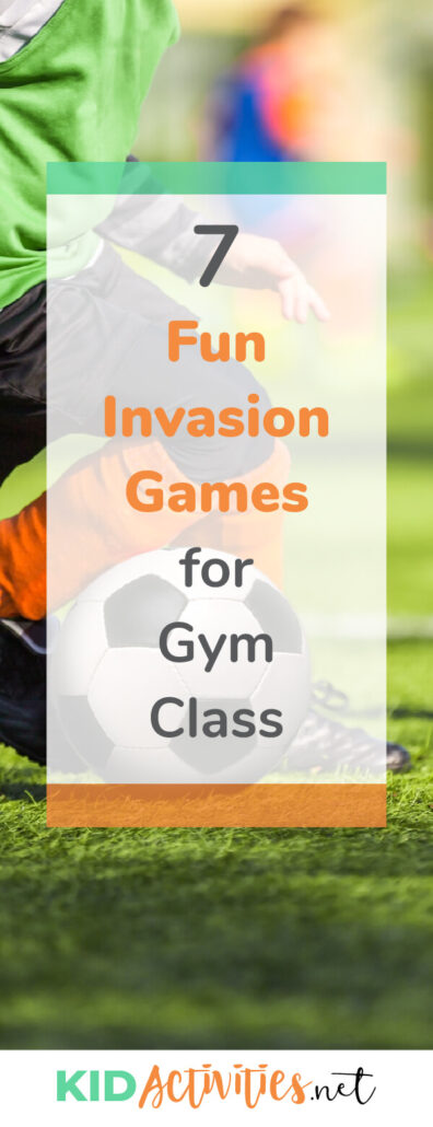 A collection of fun invasion games for gym class. This is a great way to entertain and exercise. 