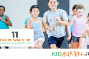 A collection of fun PE warm up games for kids.