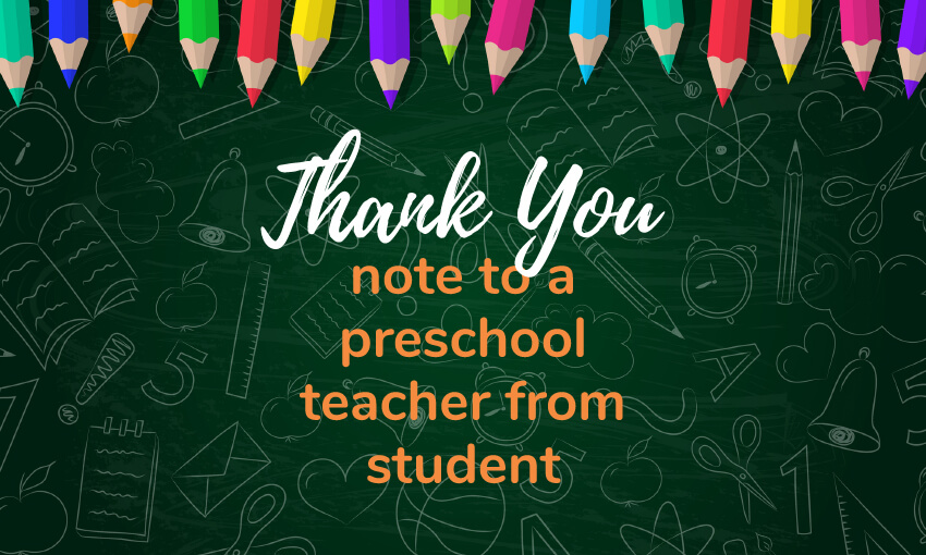 What To Write In A Student Teacher Thank You Note To Teacher