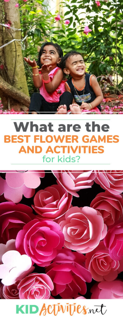 What are the best flower themed games and activities for kids? Here we 49 fun flower themed games. Great for a flower themed day in the classroom. 