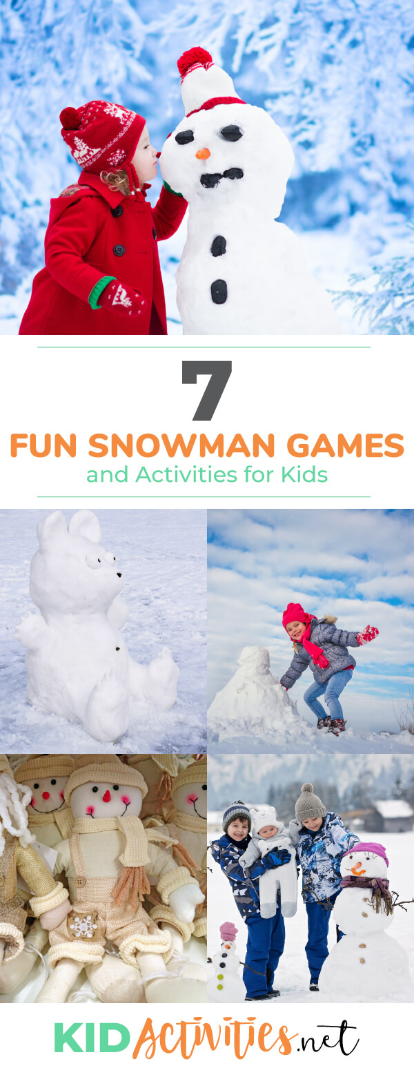 7 Fun Snowman Games and Activities for Kids - Kid Activities