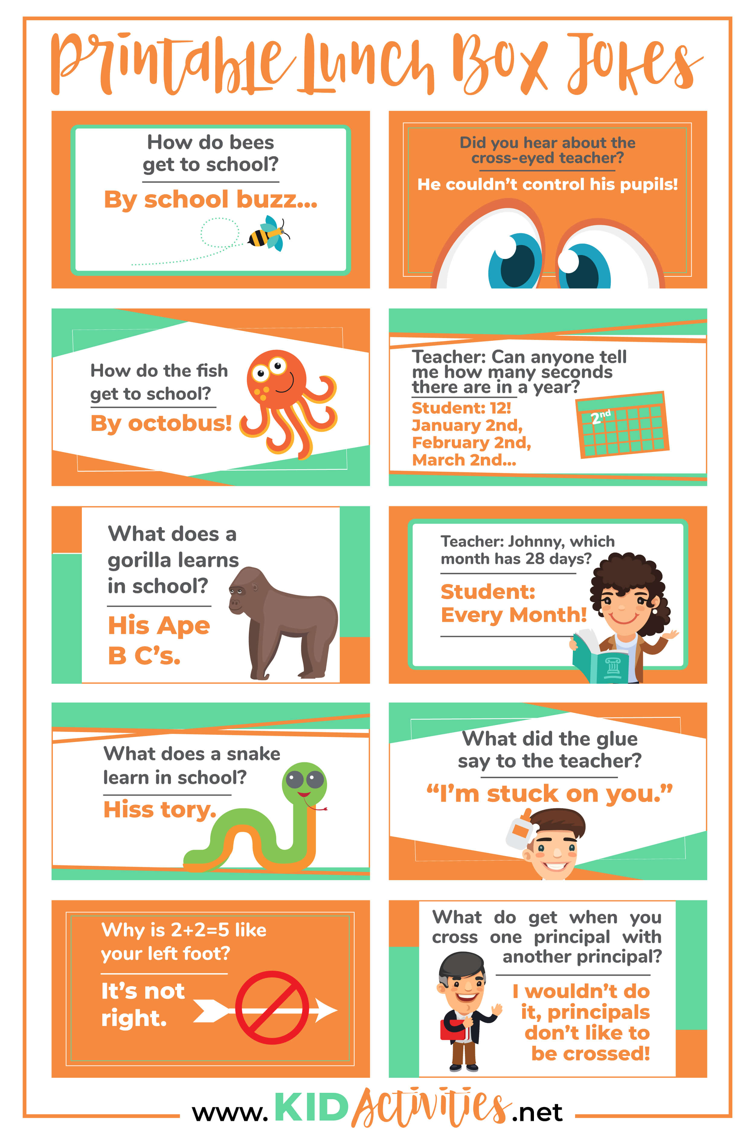 75 Clean Jokes For Kids To Tell At School
