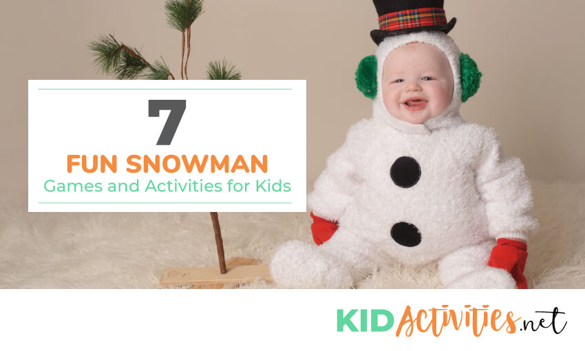 A collection of fun snowman games and activities for kids.