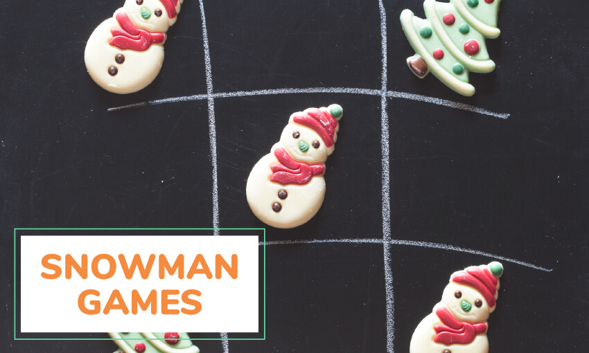 A collection of snowman games for kids to play. 