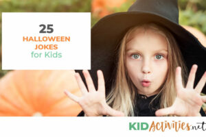 A collection of 25 halloween jokes for kids.