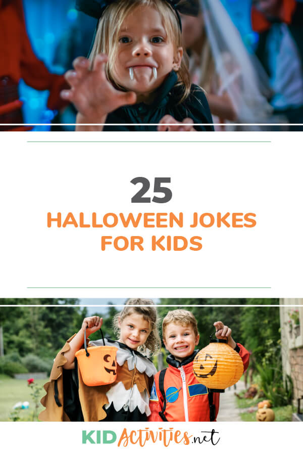 A collection of 25 funny Halloween jokes for kids. Great for kids to tell at school. 
