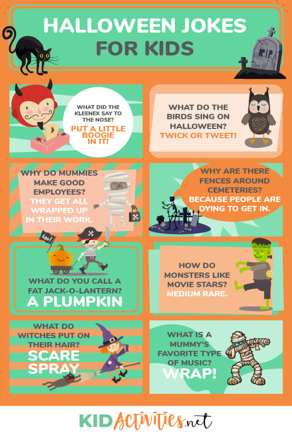 55 Funny Halloween Jokes for Kids - Kid Activities