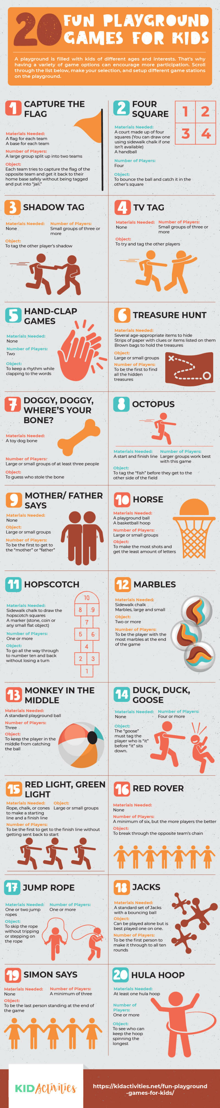 21 Fun Playgrounds Games for Kids Kid Activities