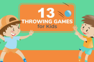 A collection of throwing games for kids.