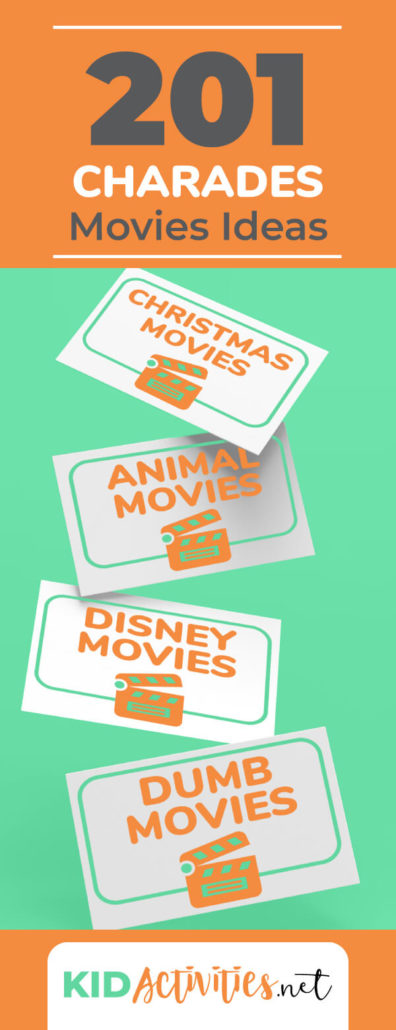 201 Charades Movies Ideas Kid Activities