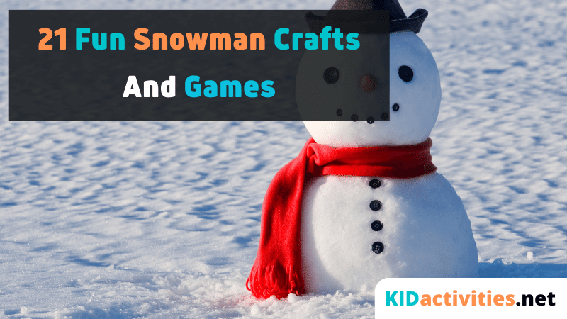 21 Fun Snowman Games and Activities for Preschool