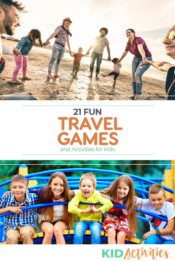 A collection of 21 travel games and activities for kids. Great for playing in the car or on an airplane. 