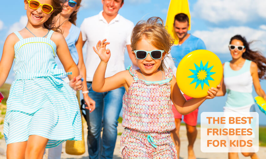 A collection of the best frisbees for kids. 