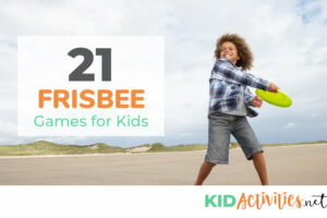A collection of 21 frisbee games for kids. Great for playing at recess or during summer break.