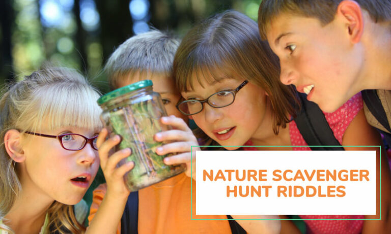 Printable Outdoor Scavenger Hunt for Kids. 121 Nature Items List