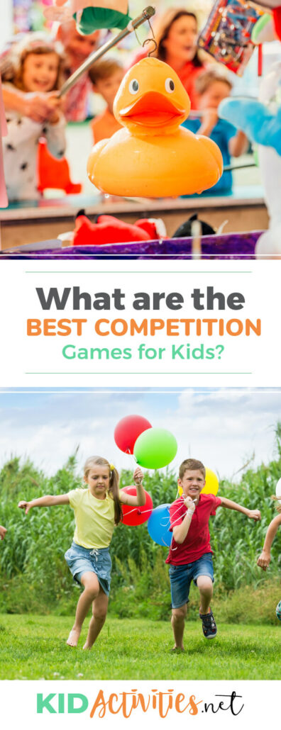 What are the best competition games for kids? Here you will find a list of indoor and outdoor competition games for kids. 