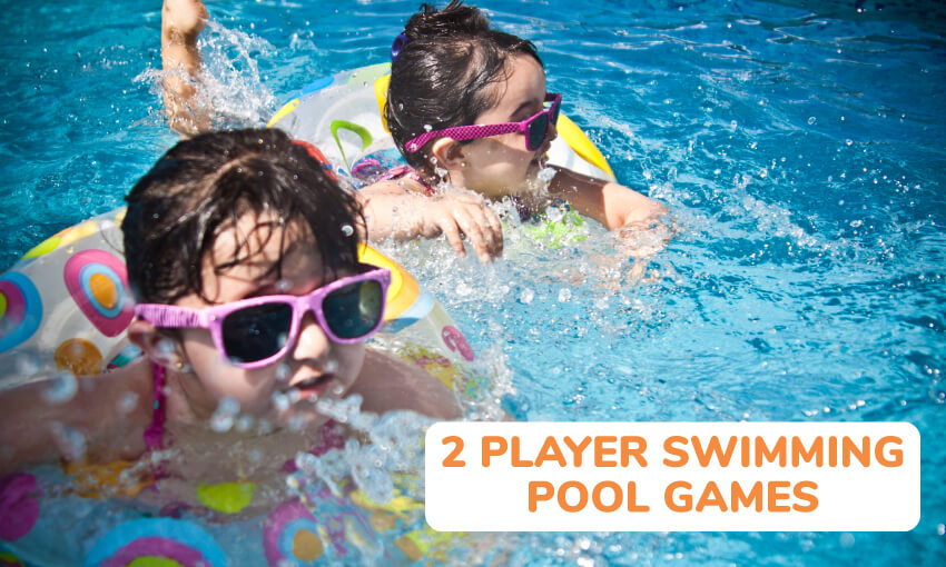 A collection of 2 player swimming pool games for kids. 