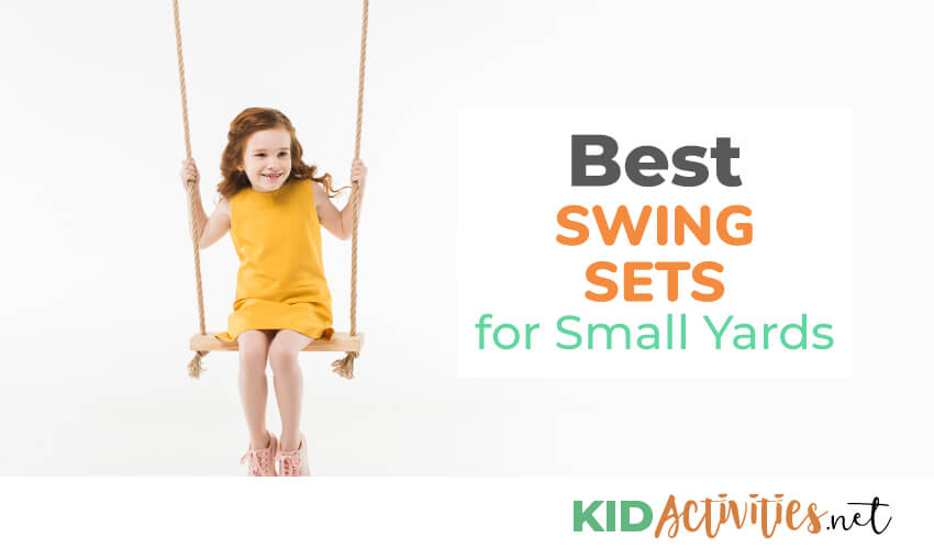 A collection of the best swing sets for small yards.