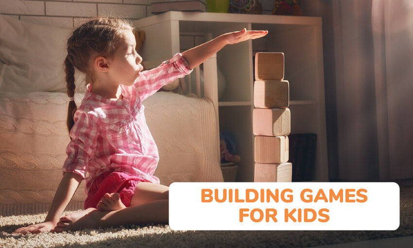 A collection of building games for kids. 