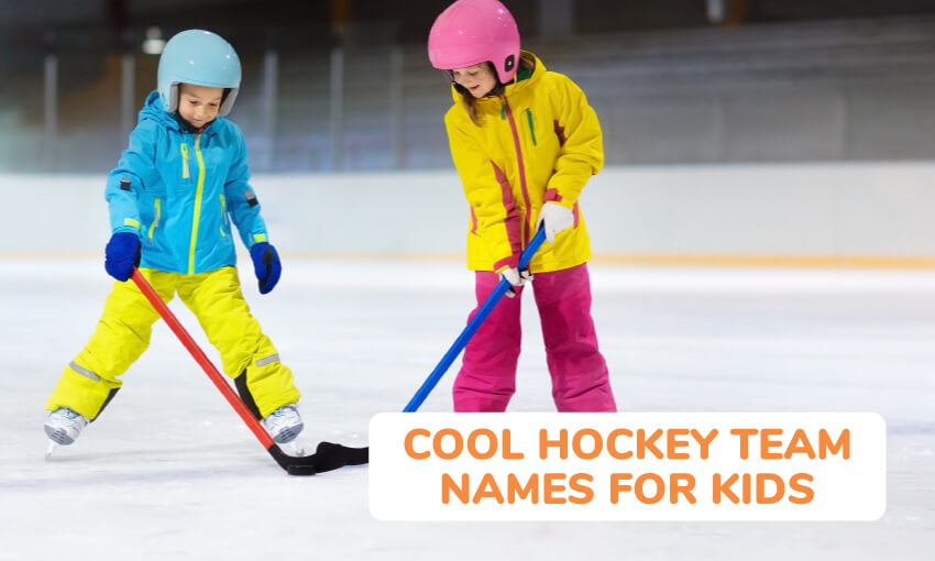 A collection of cool hockey team names for kids. 