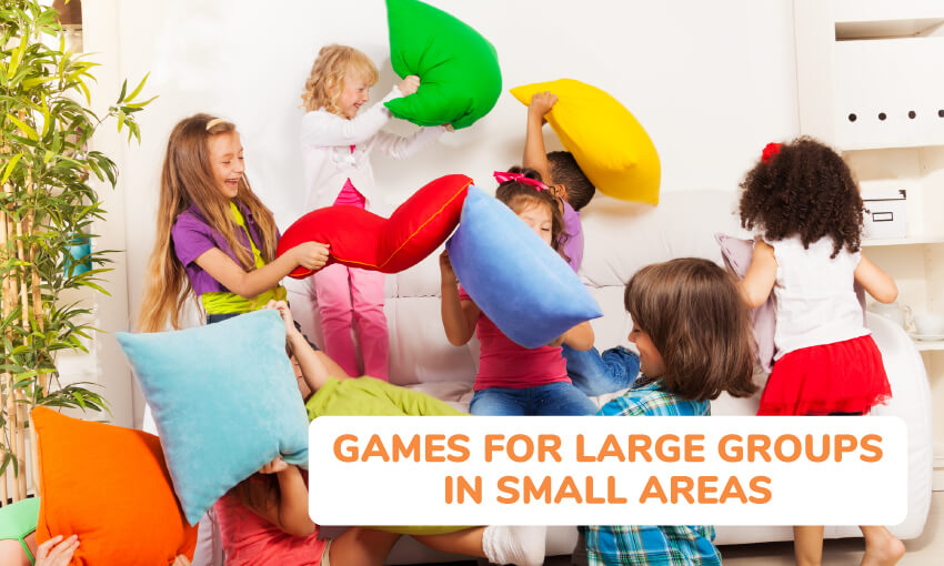 A collection of games for large groups in small areas. 