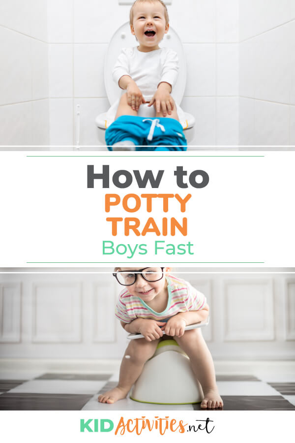 Looking for some tips on how to potty train boys fast? We share our experience with potty training twin boys. 