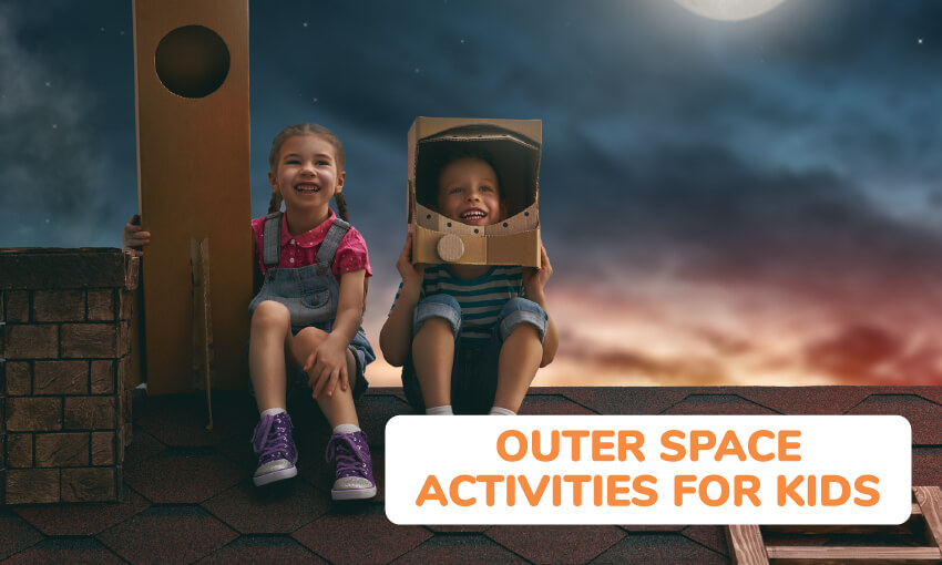 A collection of outer space activities for kids. 