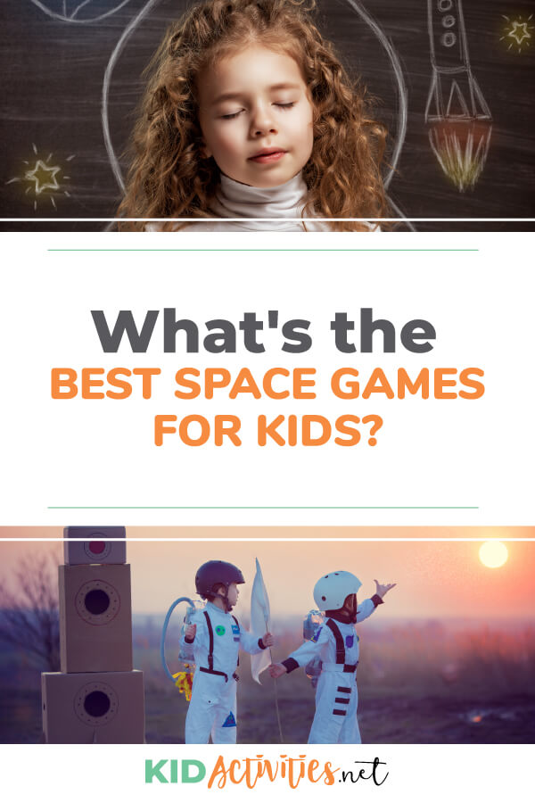 What's the best space games for kids? Here you will find 15 fun and entertaining space themed games. <a href=